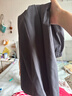 無(wú)印良品（MUJI）女式易干彈力泡泡紗輕便七分褲 褲子女款25年夏季女裝 BE1VSA5S 深灰色 L （165/70A） 曬單實(shí)拍圖