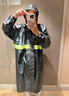 豪思克普 分體式反光雨衣 成人全身防暴雨套裝戶外巡視通勤反光條雨衣 【牛津布】雙帽檐分體雨衣 4XL 曬單實(shí)拍圖