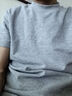 拇指白小T【防激凸】25夏季新款棉短袖男士T恤80支0點(diǎn)T打底衫 皓白 M 曬單實(shí)拍圖