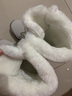 卡帝樂鱷魚（CARTELO）雪地靴女款防寒保暖加絨加厚零下40度棉鞋女哈爾濱棉靴 白色 38 曬單實拍圖