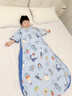 零零豬兒童睡袋大童寶寶防踢被子神器6-12歲 3-6歲 6-10歲春秋冬季夏季 艾力克恐龍（升級(jí)智能感溫） 120cm秋冬加厚【5-15℃】3-6歲 曬單實(shí)拍圖