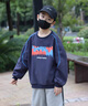 G.DUCKKIDS兒童裝男童秋裝衛(wèi)衣春秋款2025新款男孩秋季炸街中大童上衣帥氣潮 藏青（不加絨） 130 cm 曬單實拍圖
