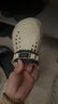 卡駱馳（crocs）蝸輪Clog男女沙灘鞋涼拖鞋208776 208776-001  41 （41-42）  曬單實拍圖