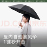 蕉下（beneunder）全自動雨傘三折加固折疊10骨傘石巖黑 曬單實拍圖