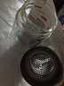 創(chuàng)建（Crthl）創(chuàng)健玻璃杯 雙層創(chuàng)意車載便攜男女士泡茶杯玻璃 茶水分離水杯子 木紋咖 曬單實拍圖