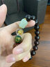 SGE五路財神小葉紫檀手串男士和田玉貔貅文玩手鏈女父親節禮物送爸爸 【男款】五路貔貅小葉紫檀手串 曬單實(shí)拍圖