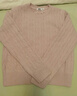 森馬（Semir）森柔毛衫|商場(chǎng)同款毛衣女圓領(lǐng)純色2024冬季絞花上衣101724107014 曬單實(shí)拍圖