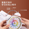 得力（deli）2025新款全自動(dòng)鬧鐘兒童房電子表 鐘表起床神器學(xué)生專(zhuān)用臥室大聲音響床頭鬧鐘學(xué)生推薦 開(kāi)學(xué)季9024 【兒童認時(shí)】24時(shí)制-白色 曬單實(shí)拍圖