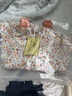 戴維貝拉（DAVE＆BELLA）女童休閑套裝寶寶衣服兒童吊帶上衣五分褲兩件套夏季新款童裝 桔粉花朵【現(xiàn)貨】 100 cm（建議身高90-100cm） 曬單實拍圖
