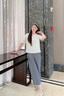 布符（Cloth Fu）布符2025年夏季新品開口領盤扣白T恤女裝復古顯瘦百搭氣質(zhì)通勤款 白色 S 曬單實拍圖