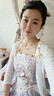 聽(tīng)月小筑【安娜的花園】原創(chuàng  )女春夏顯瘦刺繡法式蕾絲連衣裙新中式吊帶抹胸 法式連衣裙 S 曬單實(shí)拍圖