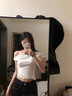 JIOESC無肩帶內(nèi)衣女前扣聚攏小胸防滑收副乳防下垂抹胸美背防走光文胸罩 奶白色 S 【推薦80-100斤32/70ABC】 曬單實(shí)拍圖