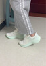安踏（ANTA）葉子6跑步鞋女款2025新款正品夏季透氣網(wǎng)面軟底休閑專業(yè)運(yùn)動鞋子 淺曦綠【葉子6-小紅書爆款】 37.5 【正品保證-假一賠十】 曬單實(shí)拍圖