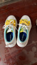 FILA FUSION斐樂潮牌女鞋滑板生活鞋2025夏新款50-50帆布鞋休閑鞋 奶白/精靈綠-GG 37.5 曬單實(shí)拍圖