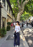 FitonTon休閑褲女仿牛仔夏季2025新款闊腿褲垂感寬松休閑顯瘦直筒褲 曬單實(shí)拍圖