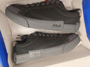 FILA FUSION斐樂潮牌男鞋POP滑板生活鞋2025秋季新款休閑鞋帆布鞋 黑/斑皮棕-BB 43 曬單實拍圖