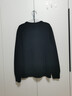 優(yōu)衣庫【狂歡價(jià)】男裝女裝羅紋圓領(lǐng)針織衫/長(cháng)袖毛衣毛衫478548 09 黑色 L 曬單實(shí)拍圖