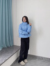 波司登秋季輕薄羽絨服女90絨寬松短款顯瘦短款保暖外套B250135326 曬單實拍圖