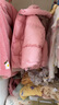 巴拉巴拉童裝寶寶羽絨服嬰兒外套冬季兒童上衣防水可愛萌男童女童 夢幻粉60311-白鴨絨 100 cm 曬單實拍圖