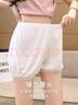 棉舒然2條裝安全褲女防走光冰絲寬松打底褲大碼可外穿蕾絲保險(xiǎn)短褲 曬單實(shí)拍圖