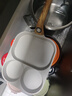 九陽（Joyoung）早餐鍋家用平底鍋早餐盤三孔不粘蛋堡鍋通用爐灶23cm 曬單實拍圖