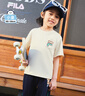 FILA KIDSx原田治聯(lián)名系列斐樂兒童T恤2025夏季新款小童短袖上衣 云苓杏-LK 110 曬單實拍圖