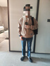 JEEP2025春季新款男士連帽衛(wèi)衣男休閑寬松長袖套頭刺繡T恤上衣服 曬單實拍圖