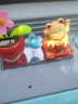 蕊杰汽車擺件太陽能中控臺(tái)招財(cái)貓裝飾擺件車內(nèi)高檔車載香薰男女士用品 紅太陽花+黃色招財(cái)貓+10ml香水 曬單實(shí)拍圖