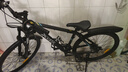 喜德盛山地自行車黑客350 X6鋁合金車架21速變速機(jī)械碟剎 黑銀色17寸 曬單實(shí)拍圖