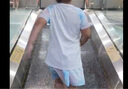 安踏兒童女大童短袖2025夏透氣圓領(lǐng)水冷速干跑步?jīng)龈卸蘐恤362525104 曬單實拍圖