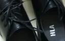 海瀾之家HLA皮鞋男士商務(wù)休閑系帶德比正裝鞋子男H135/H171 黑色40 曬單實(shí)拍圖