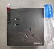 國際電工86型墻壁暗裝千兆網(wǎng)絡網(wǎng)口面板寬帶信息插座六類網(wǎng)線電腦插座面板 電腦【超五類面板+模塊】灰色 曬單實拍圖