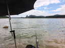 沃鼎釣魚傘遮陽傘新款機(jī)械臂加固加厚拐杖傘露營戶外沙灘傘防雨臺(tái)釣傘 曬單實(shí)拍圖