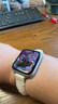 優(yōu)束適用apple watch s10表帶冰絲發(fā)圈夏天新款小香風(fēng)女生腕帶ultra蘋果手表快拆s8表帶s7/s6/se配件 星光色【雪坊冰絲】 44/45/46/49表盤4~10代/ultra 曬單實拍圖