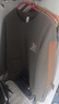 后探 美式重磅復古口袋款拼接圓領(lǐng)衛衣男寬松秋季潮牌休閑套頭外套男 灰綠色加絨款 XL（140-160斤） 曬單實(shí)拍圖