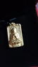 中國黃金（CHINA GOLD）足金本命佛吊墜生肖馬項鏈男士黃金老婆生日禮物中秋節禮物送女友 大日如來(lái)項繩【羊】-約4.5g 曬單實(shí)拍圖
