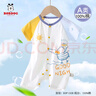 巴布豆嬰兒衣服夏季薄款純棉寶寶連體衣新生兒短袖外出抱衣哈衣爬服夏裝 曬單實(shí)拍圖