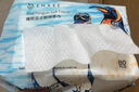 嫚熙（EMXEE）藍企鵝綿柔巾嬰兒寶寶一次性洗臉巾新生兒干濕兩用 80抽 18包 藍企鵝* 190*140mm 曬單實拍圖