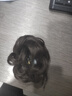 樂喵（LEMIAO）【樂喵】假發(fā)抓夾頭發(fā)夾子大號盤發(fā)頭飾短發(fā)女后腦勺頭花馬尾頂夾 氣質(zhì)抓夾丸子頭-深棕色A01-304 曬單實拍圖