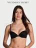 維多利亞的秘密 文胸胸罩女士?jì)纫?-1 54A2黑色-光面薄款 11245731 70A （32A） 曬單實(shí)拍圖