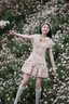 凱安尼（KAIANNI）Lolita洛麗塔蛋糕裙公主風(fēng)可愛甜美公主裙洛麗塔連衣裙 接袖+粉色連衣裙 送發(fā)夾 M 曬單實拍圖