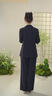 MeetMetro瑪依爾西裝套裝女2025秋季新款職業(yè)正裝西服西褲兩件套 藏藍色【現貨閃電發(fā)】 S 曬單實(shí)拍圖