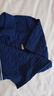 Hush Puppies【細(xì)膩柔軟】暇步士女裝2025夏季舒適百搭氣質(zhì)短袖POLO衫 灰藍(lán)色 M 曬單實(shí)拍圖