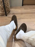 BIRKENSTOCK勃肯德國(guó)進(jìn)口男女款牛皮絨面革軟底Boston包頭拖鞋 深棕常規(guī)版660461 41 曬單實(shí)拍圖