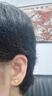 周生生七夕禮物永系列黃金耳釘 小金珠足金閃沙卜珠耳飾 68703E 定價(jià) 曬單實(shí)拍圖