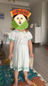 戴維貝拉（DAVE＆BELLA）汽水棉學院風連衣裙女童衣服運動兒童裙子夏裝新款童裙寶寶百褶裙 白色【現(xiàn)貨】 100 cm（建議身高90-100cm） 曬單實拍圖