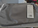 諾帝卡諾帝卡大容量斜挎包男士單肩背包日系騎行通勤郵差包休閑旅行挎包 灰色 曬單實(shí)拍圖