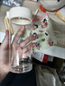 富光清然玻璃杯 高硼硅玻璃水杯子 女生便攜牛奶咖啡刻度茶杯330ml 曬單實(shí)拍圖