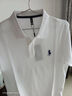 皮爾卡丹（pierre cardin）Polo.衫男短袖t恤純棉翻領(lǐng)夏季透氣休閑商務(wù)保羅男裝體恤上衣 白色 M (建議100-120斤穿) 曬單實(shí)拍圖