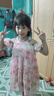 E.TOX女童夏裝連衣裙2024新款洋氣兒童裙子夏季小女孩露肩 粉紅色、7天 130 cm 曬單實拍圖
